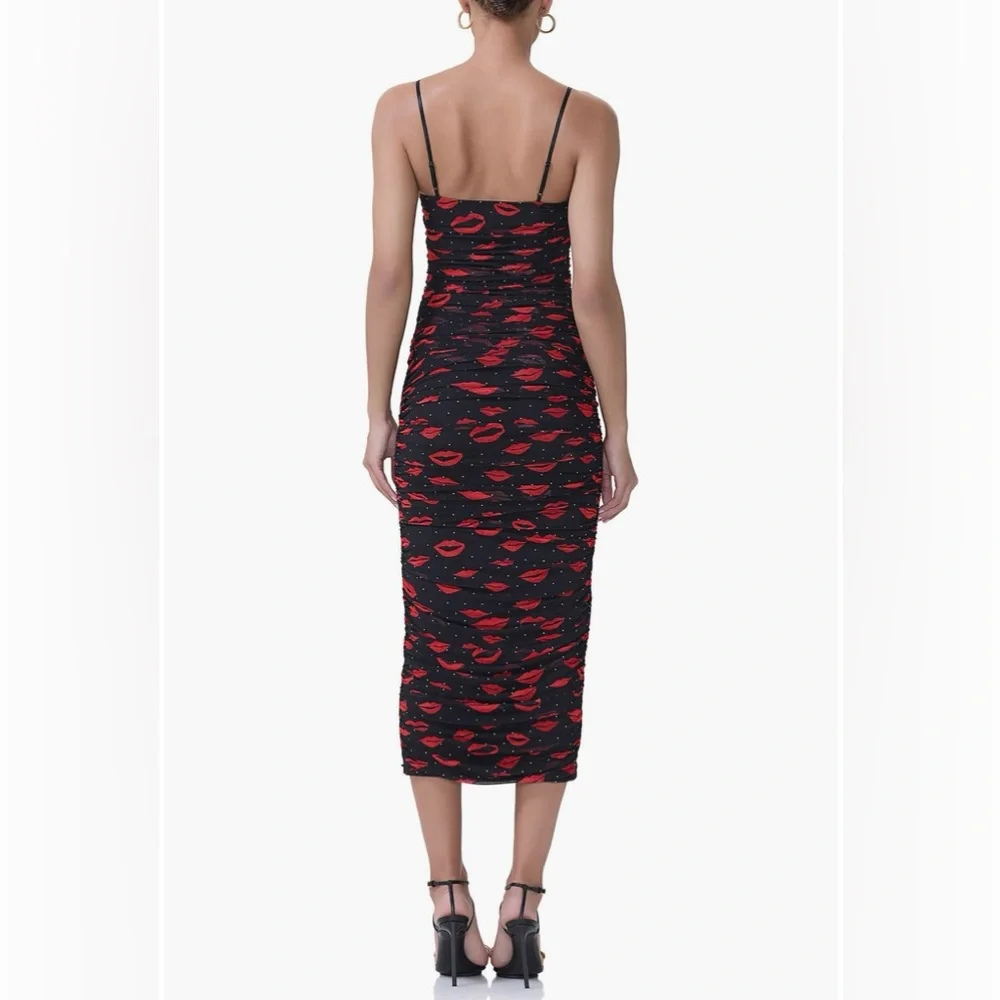 AFRM
Hazel Ruched Mesh
Midi Dress - Picture 4 of 4